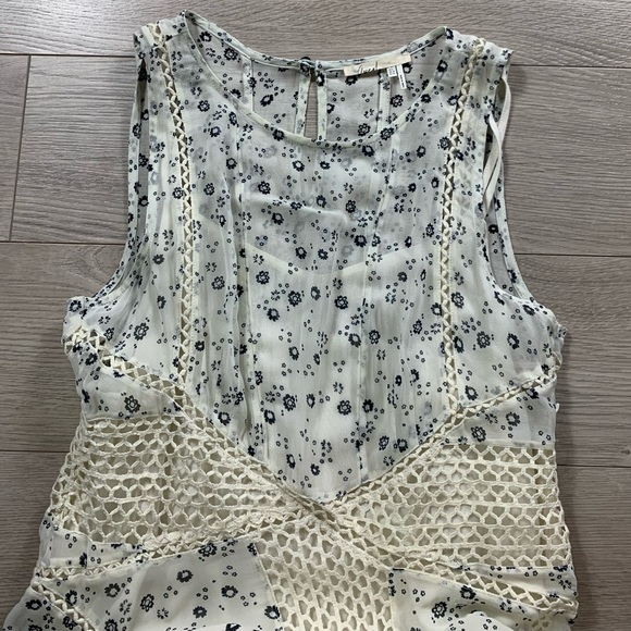 Anthropologie Floreat Windswept Lace Ditsy Floral Dress Prairie GrannyCore - Picture 8 of 15